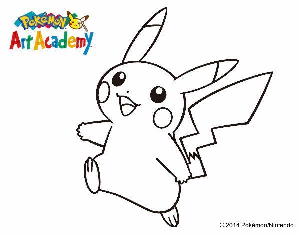 Pikachu en Pokémon Art Academy