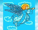 Dibujo Ángel con grandes alas pintado por Valerita3