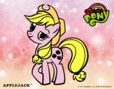 Dibujo Applejack pintado por ivanna1602