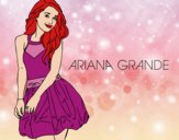 Dibujo Ariana Grande pintado por yeikarly