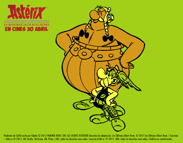 Astérix y Obélix enfadados