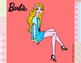 Barbie sentada