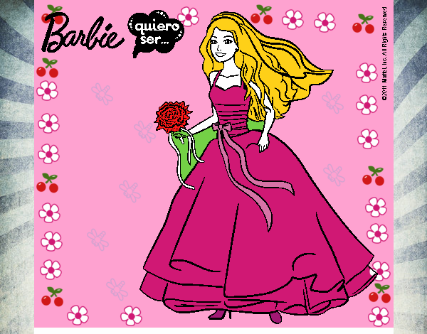 Barbie vestida de novia