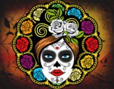 Calavera mejicana femenina