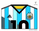 Camiseta del mundial de fútbol 2014 de Argentina