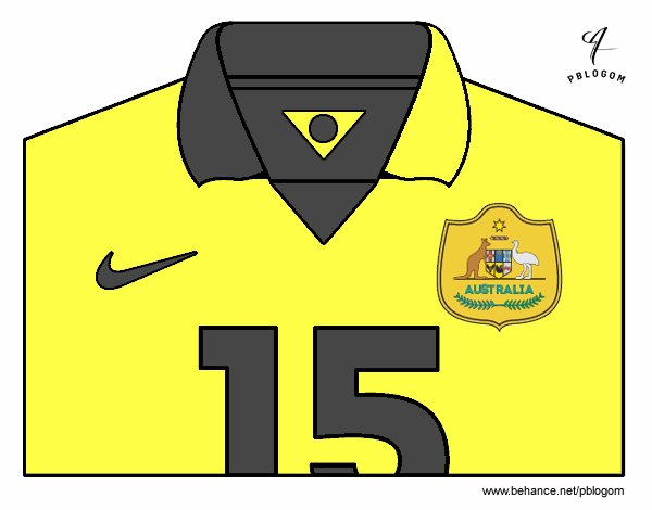 Camiseta del mundial de fútbol 2014 de Australia