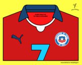 Camiseta del mundial de fútbol 2014 de Chile