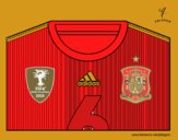 Camiseta del mundial de fútbol 2014 de España