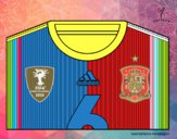 Camiseta del mundial de fútbol 2014 de España