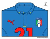 Camiseta del mundial de fútbol 2014 de Italia