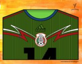 Camiseta del mundial de fútbol 2014 de México