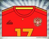 Camiseta del mundial de fútbol 2014 de Rusia