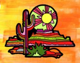 Dibujo Desierto de Colorado pintado por tilditus