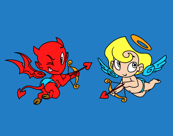 Diablo y cupido