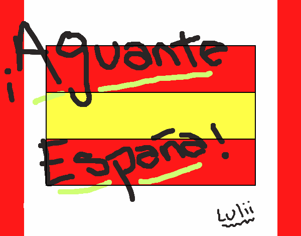 Dibujo España 1 pintado por LuliTFM