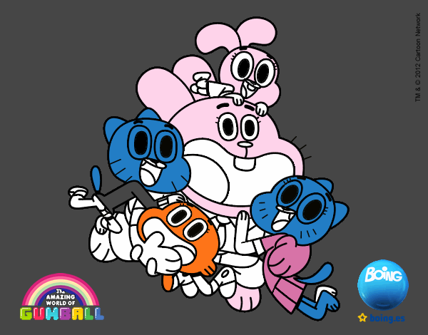 Gumball y amigos contentos