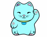 Maneki-neko blanco