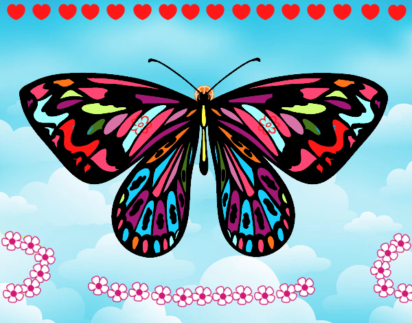 Dibujo Mariposa alexandra pintado por Yeric12
