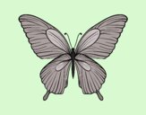 Dibujo Mariposa tropical pintado por queyla