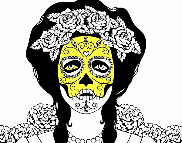 Mujer calavera mejicana