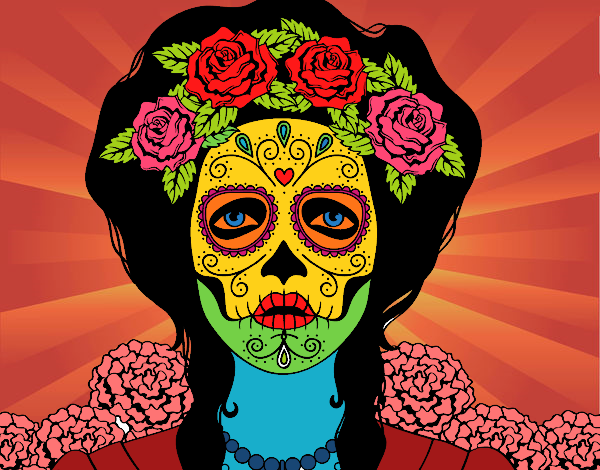 Mujer calavera mejicana