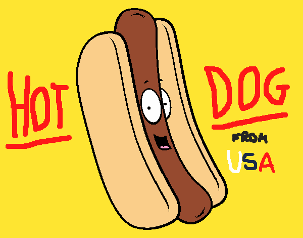 Hot dog from USA