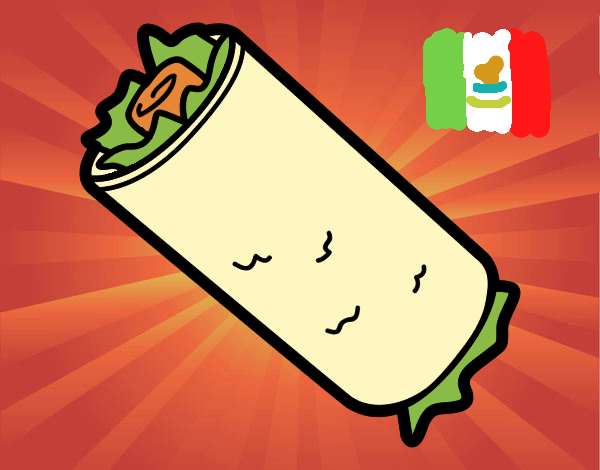 Comida mexicana: Burrito