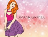 Dibujo Ariana Grande pintado por vicpaodie9