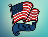 Dibujo Bandera de los Estados Unidos pintado por Yeric12