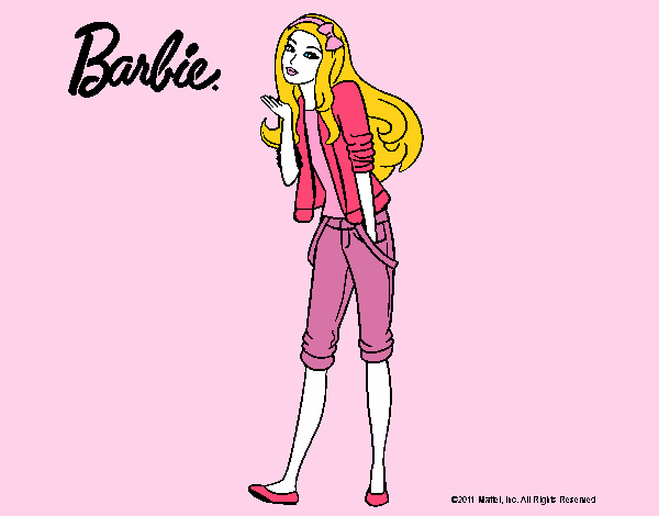 Barbie con look casual