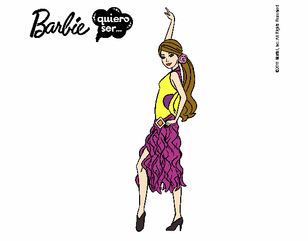 Barbie flamenca