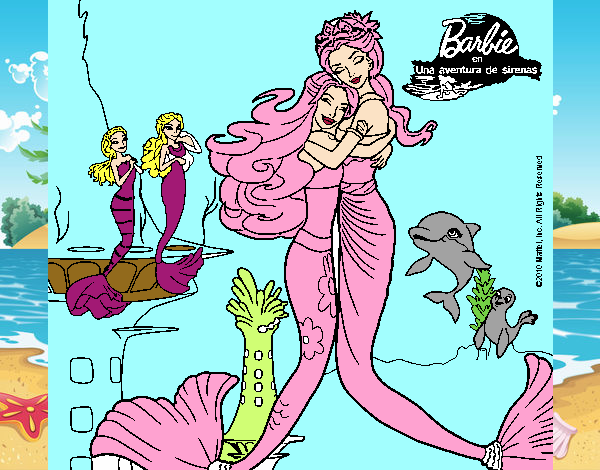Barbie sirena y la reina sirena