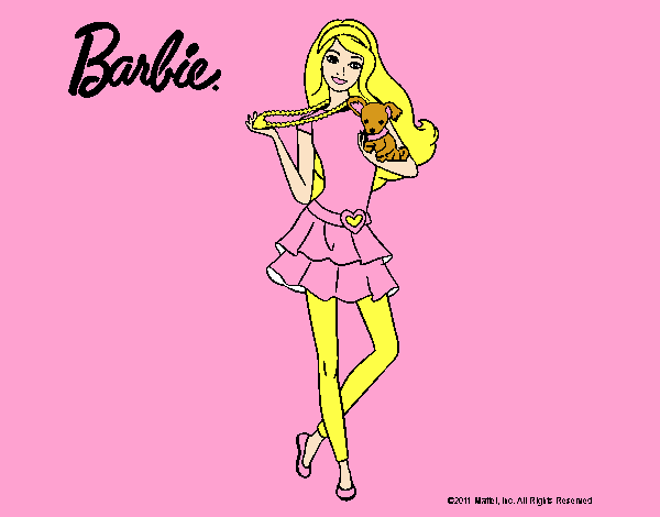 Barbie y su mascota