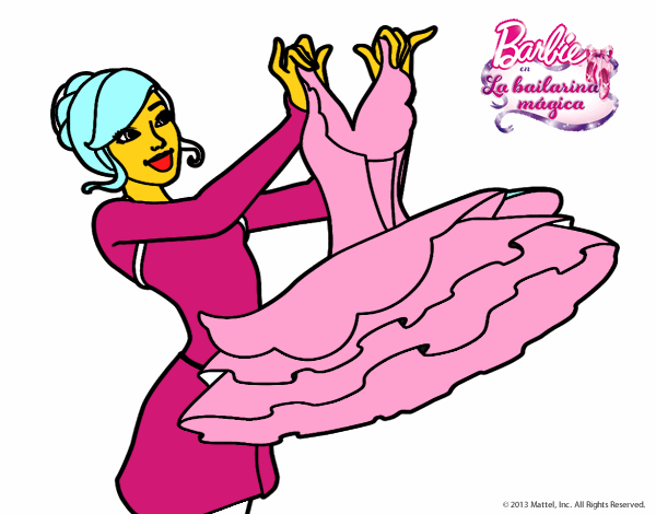 Barbie y su vestido de ballet