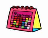 Calendario de mesa