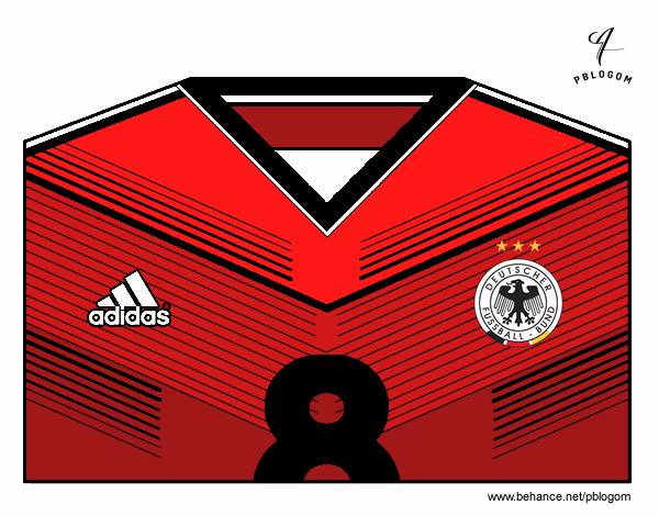 Camiseta del mundial de fútbol 2014 de Alemania