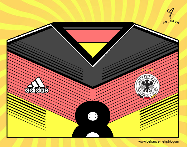 Camiseta del mundial de fútbol 2014 de Alemania