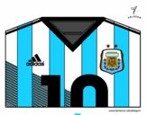 Camiseta del mundial de fútbol 2014 de Argentina