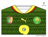 Camiseta del mundial de fútbol 2014 de Camerún