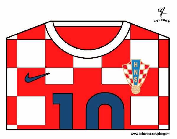 Camiseta del mundial de fútbol 2014 de Croacia