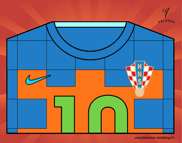 Camiseta del mundial de fútbol 2014 de Croacia