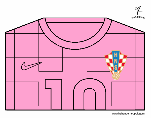 Camiseta del mundial de fútbol 2014 de Croacia