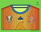 Camiseta del mundial de fútbol 2014 de España