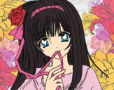 Dibujo Chica anime pintado por Valerita3
