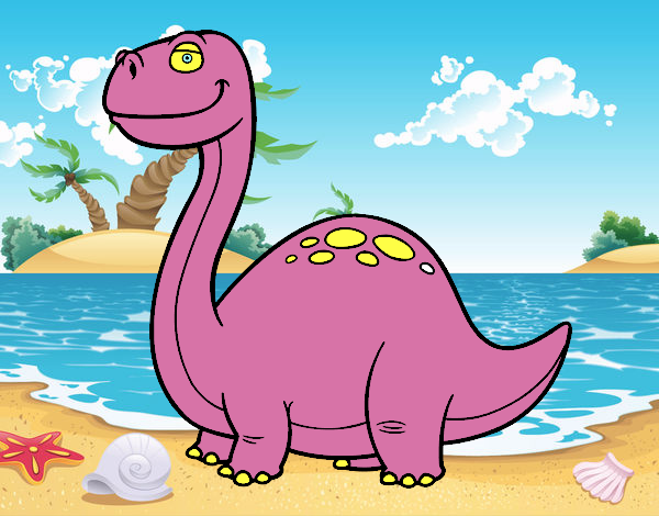 el dinosaurio de la playa