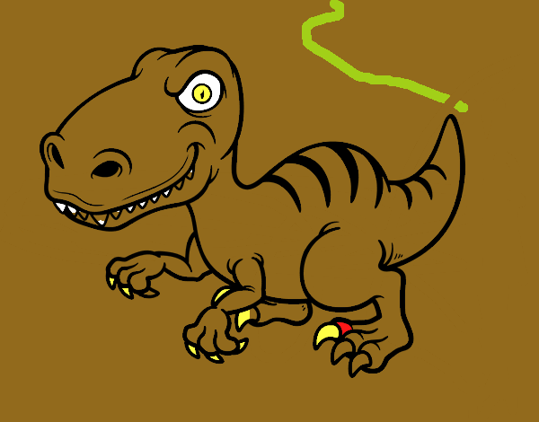 Dinosaurio velociraptor