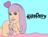 Dibujo Katy Perry pintado por tilditus