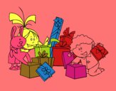 Los niños y los regalos