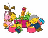 Los niños y los regalos