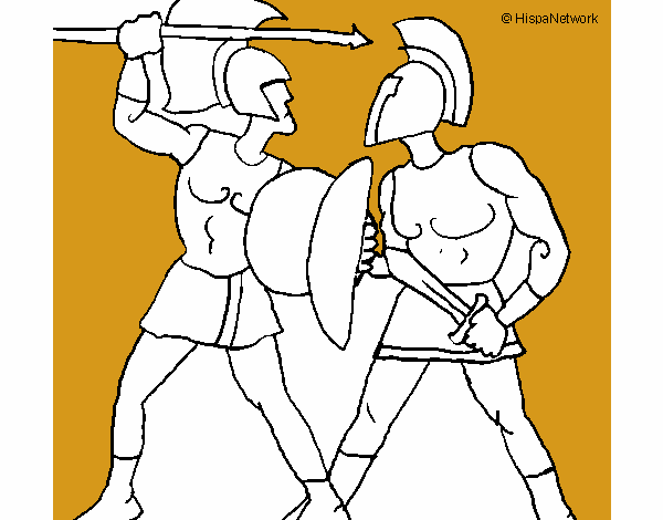 Lucha de gladiadores